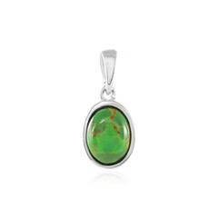 Kingman Green Mojave Turquoise Silver Pendant