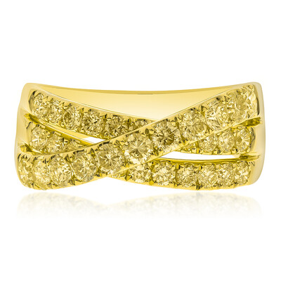 14K SI2 Yellow Diamond Gold Ring (CIRARI)