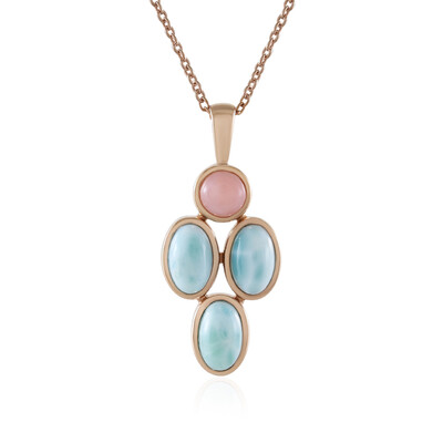 Larimar Silver Necklace (KM by Juwelo)
