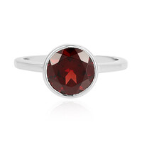 Mozambique Garnet Silver Ring