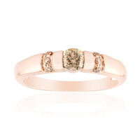 9K VS1 Argyle Rose De France Diamond Gold Ring