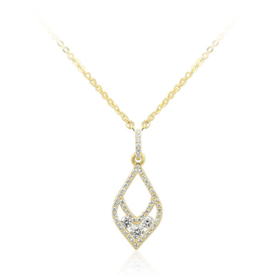 14K Flawless (F) Diamond Gold Necklace (LUCENT DIAMONDS)