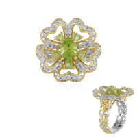 Peridot Silver Ring (Gems en Vogue)