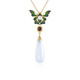White Moonstone Silver Necklace (Adela Silber)