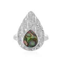 Abalone Shell Silver Ring
