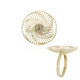 9K I2 Champagne Diamond Gold Ring (Ornaments by de Melo)