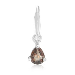 Unheated Colour Change Sapphire Silver Pendant