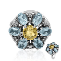Citrine Silver Ring