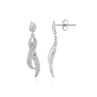 14K SI2 (H) Diamond Gold Earrings (de Melo)