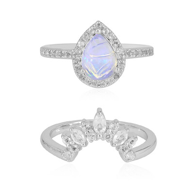 Welo Opal Silver Ring