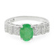 Bahia Emerald Silver Ring