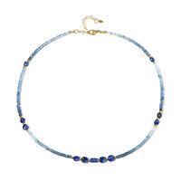 Santa Maria Aquamarine Silver Necklace (Riya)