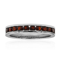 Garnet Silver Ring