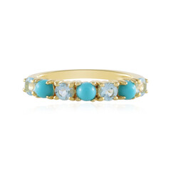 Sleeping Beauty Turquoise Silver Ring