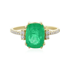 18K Ethiopian Emerald Gold Ring (AMAYANI)