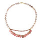Rhodochrosite Silver Necklace