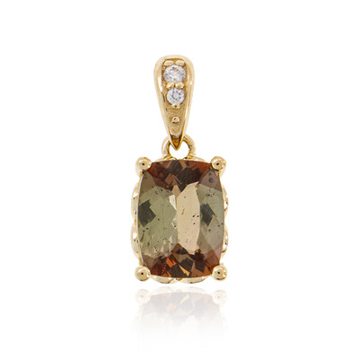 9K Andalusite Gold Pendant