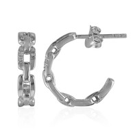 Zircon Silver Earrings