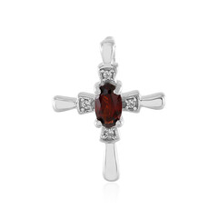 Mozambique Garnet Silver Pendant