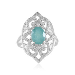 Grandidierite Silver Ring
