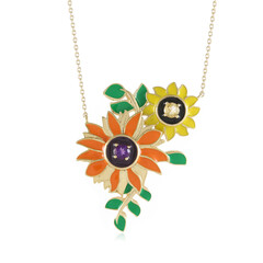 Citrine Silver Necklace