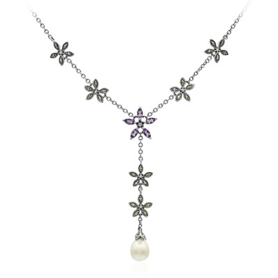 Freshwater pearl Silver Necklace