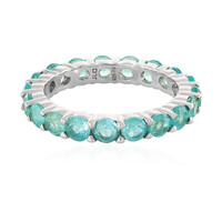 Blue Apatite Silver Ring