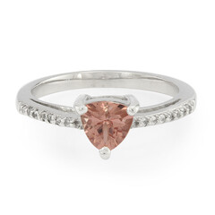 Red Apatite Silver Ring