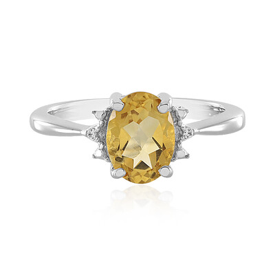 Citrine Silver Ring