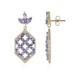 Tanzanite Silver Earrings