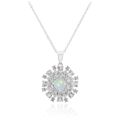 Welo Opal Silver Necklace
