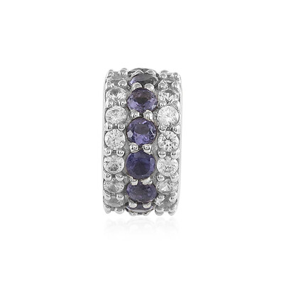 Iolite Silver Pendant (MONOSONO COLLECTION)