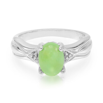 Chrysoprase Silver Ring