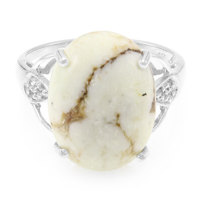 Magnesite Silver Ring