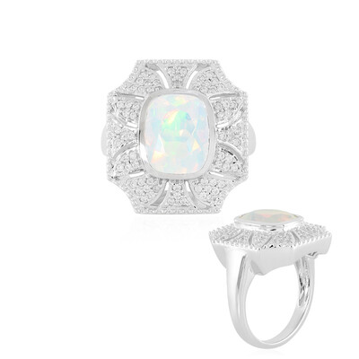 Welo Opal Silver Ring