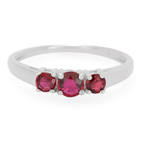 Malawi Ruby Silver Ring
