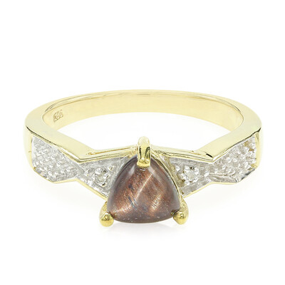 Red Tiger´s Eye Silver Ring