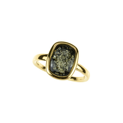 Baltic Amber Silver Ring (dagen)