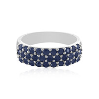 Blue Sapphire Silver Ring