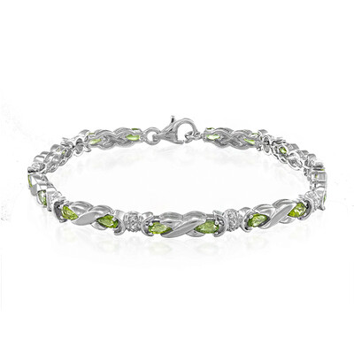 Paraiba Tourmaline Silver Bracelet