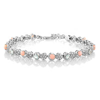 Aquamarine Silver Bracelet