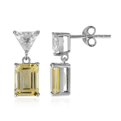 Citrine Silver Earrings