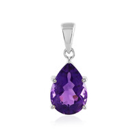 Moroccan Amethyst Silver Pendant
