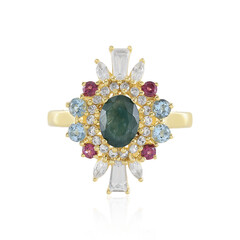 Grandidierite Silver Ring (Adela Silber)