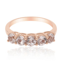 10K AAA Morganite Gold Ring
