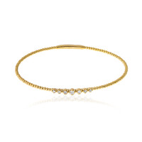 14K I1 (H) Diamond Gold Bangle (CIRARI)