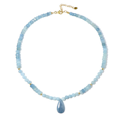 Aquamarine Silver Necklace