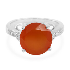 Carnelian Silver Ring