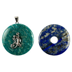 Amazonite Silver Pendant