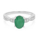 Bahia Emerald Silver Ring